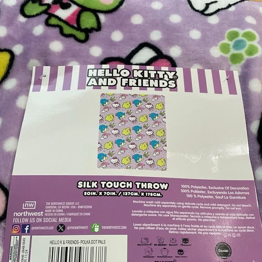 Hello Kitty And Friends Springtime 50”x70